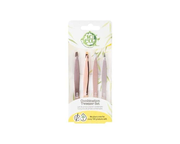 So Eco Rose Gold Tweezer Set