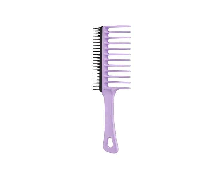 Tangle Teezer Wide Tooth Comb for 3C to 4C Hair Lilac and Black