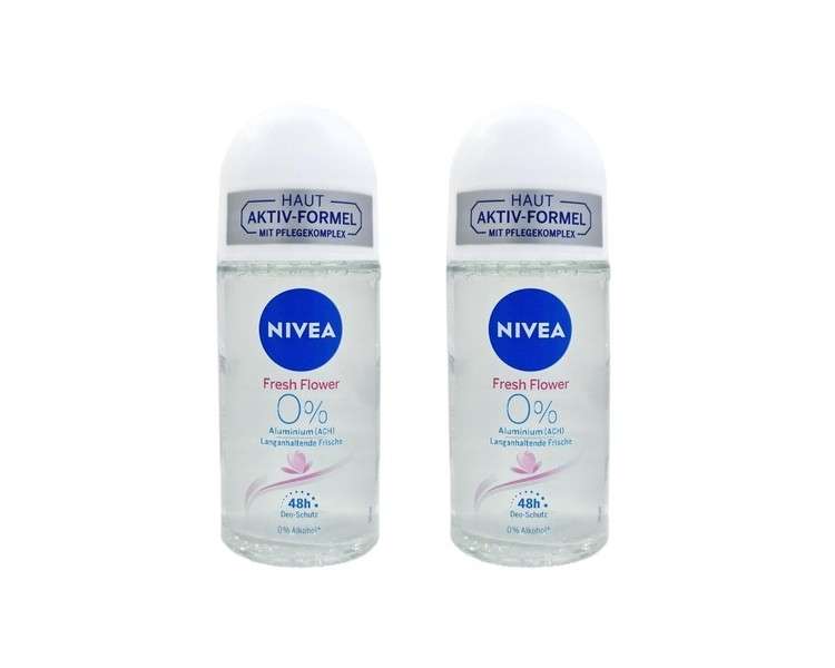Nivea Fresh Flower 48-hour Protection Anti Perspirant Roll On 50ml