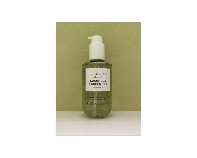 Victoria's Secret Natural Refreshing Cucumber & Green Tea Body Oil 6.7oz