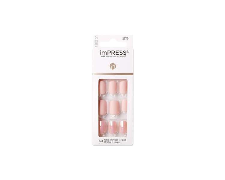 Kiss imPRESS Oval Short Press-On Manicure Nails