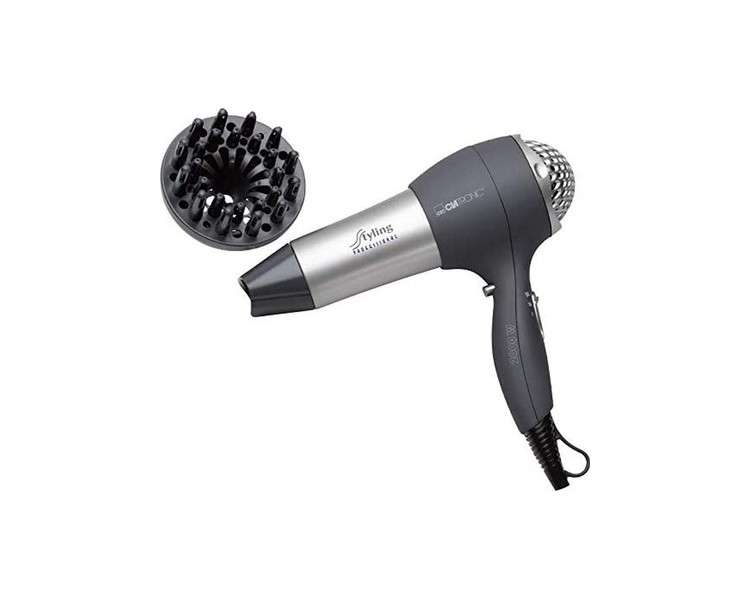 Clatronic Professional Hairdryer with 3 Temperature Settings