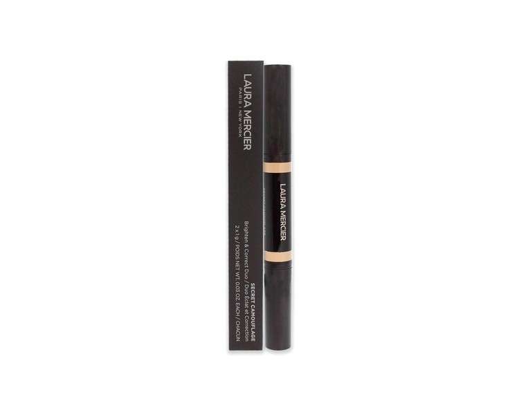 Laura Mercier Secret Camouflage Concealer Duo Stick 1N Fair with Neutral Undertones for Women 0.06 oz Pink