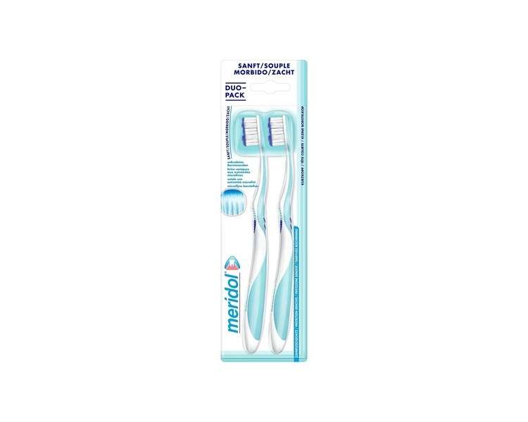 Meridol Toothbrush Gum Protection Gentle Double Pack 1 Count