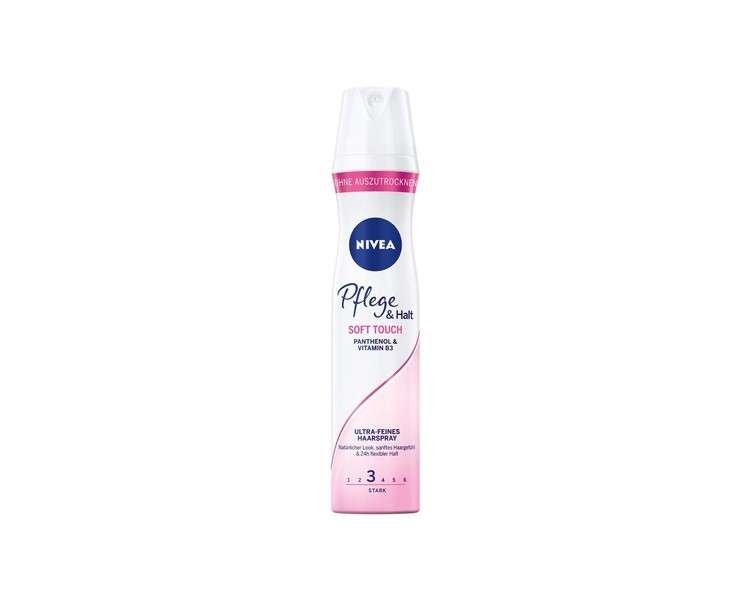 NIVEA Care & Hold Soft Touch Hair Spray 250ml