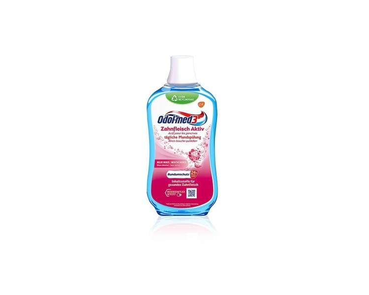 Odol-med3 Gum Active Mouthwash Alcohol-Free Mouthwash 500ml