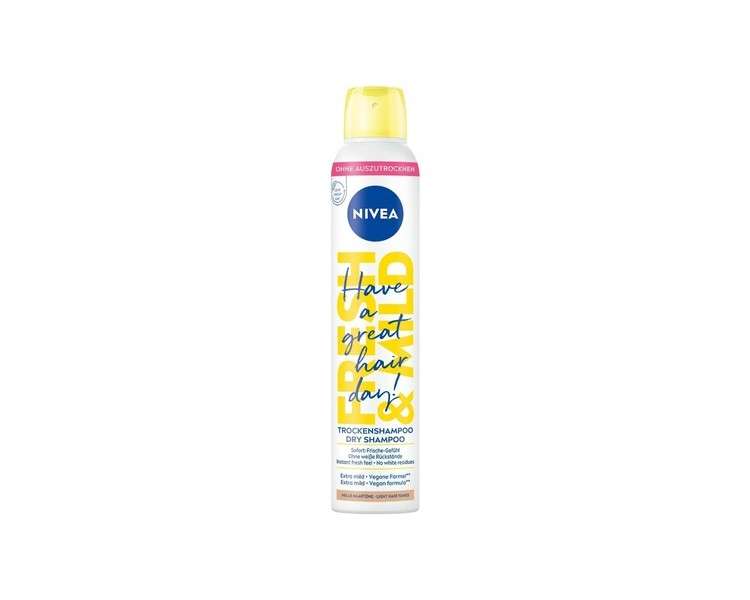 Nivea Fresh & Mild Dry Shampoo for Light Hair Tones 200ml