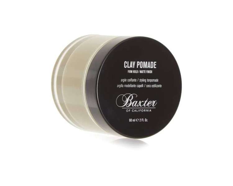 Baxter of California Clay Pomade Firm Hold Matte Finish Hair Pomade for Men and Women 2 Ounces