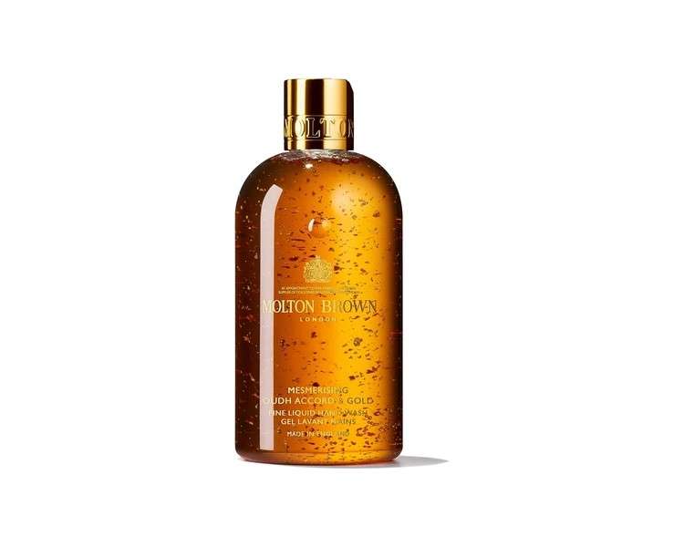 Molton Brown Mesmerising Oudh Accord and Gold Bath and Shower Gel 300ml Almond