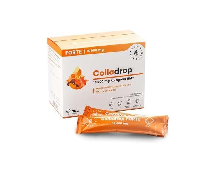 Colladrop Forte Marine Collagen 1000mg Pads 30