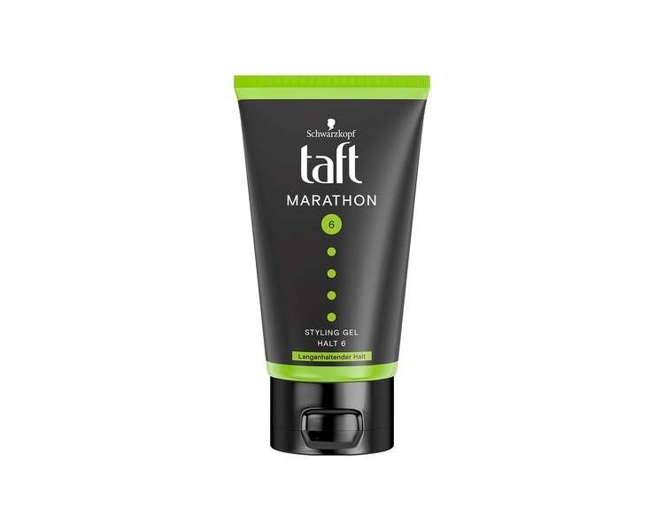 TAFT Styling Power Gel Marathon Long Lasting Hold Radically Strong Hold 150ml - Pack of 6