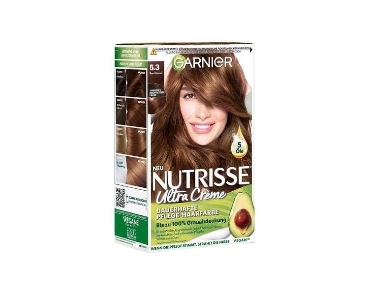 Garnier Nutrisse Permanent Care Hair Colour with Nourishing Fruit Oils 1 count