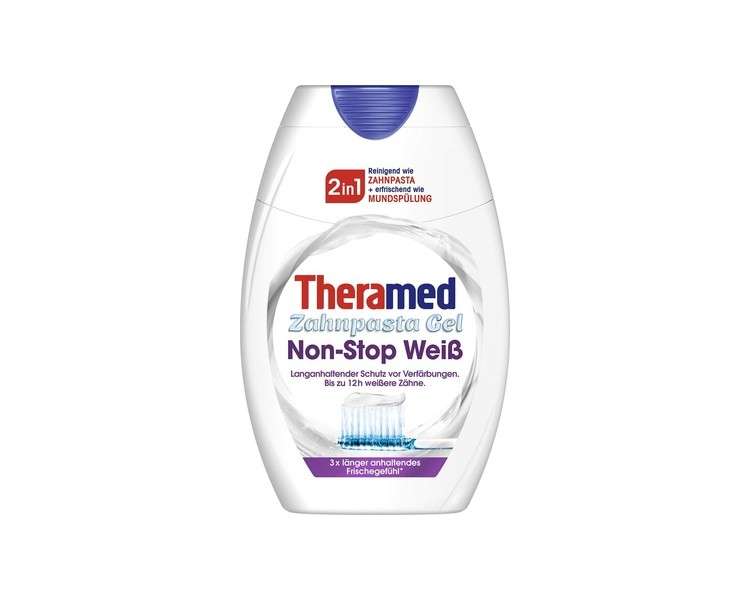 Theramed 2-in-1 Non-Stop White Toothpaste 75ml - Pack of 3