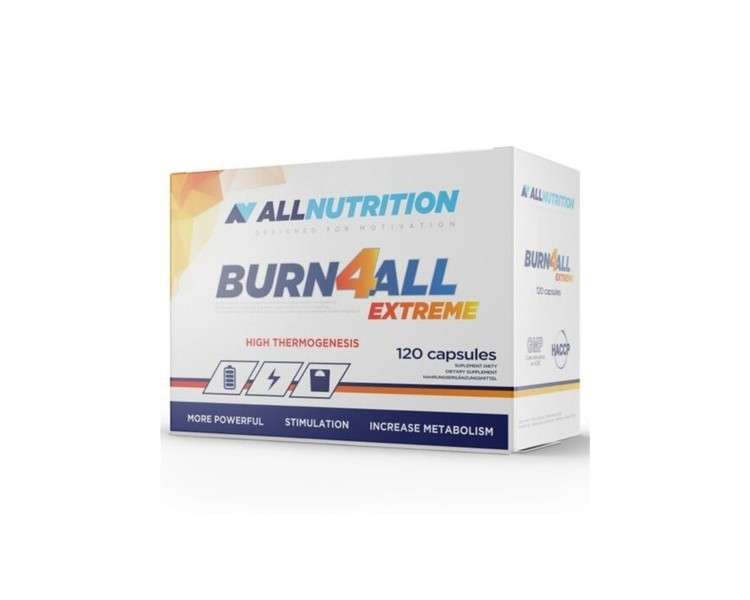 Allnutrition Burn4All Extreme Fat Burner 120 Capsules