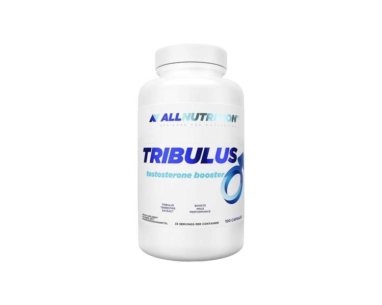 ALLNUTRITION Tribulus Pro Testosterone Formula Supports Muscle Mass Building Testosterone Production Post-Workout Regeneration 60% Bioactive Saponins