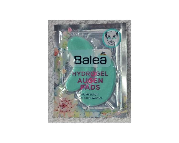 Balea Hydrogel Eye Pads with Hyaluronic Acid and Cactus Water