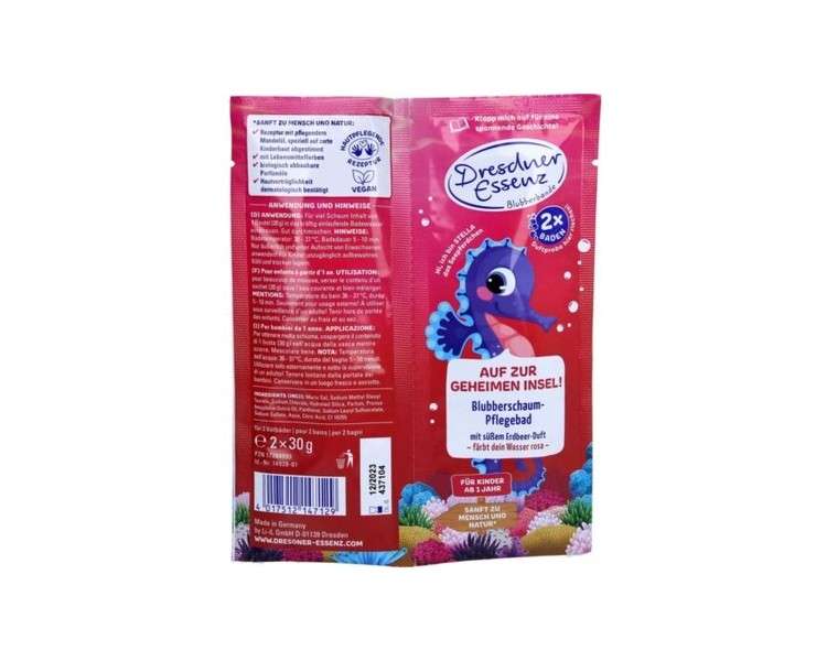 DE Bubble Bath Strawberry Scent 60g PZN17266995