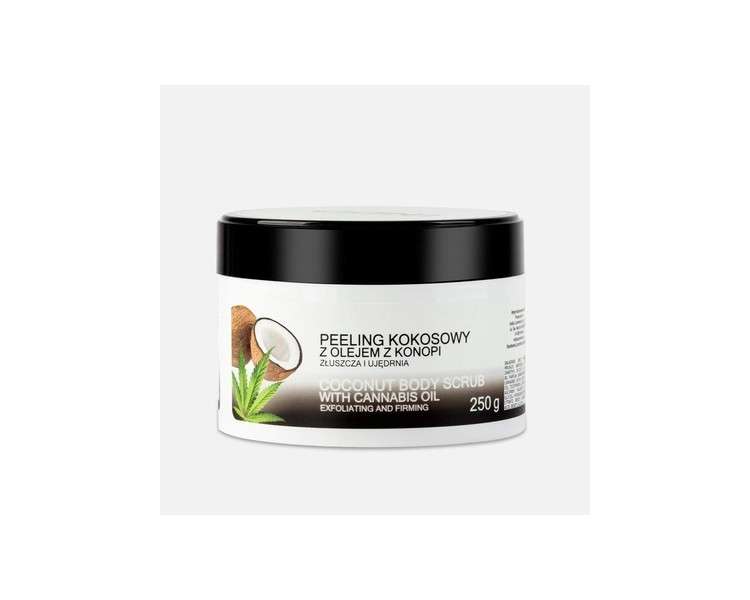 INDIA Coconut Scrub with Hemp Oil, Coconut Oil, and Sweet Almond Oil 250ml