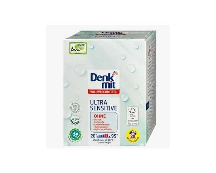 Denkmit Ultra Sensitive Laundry Detergent 20 Washes