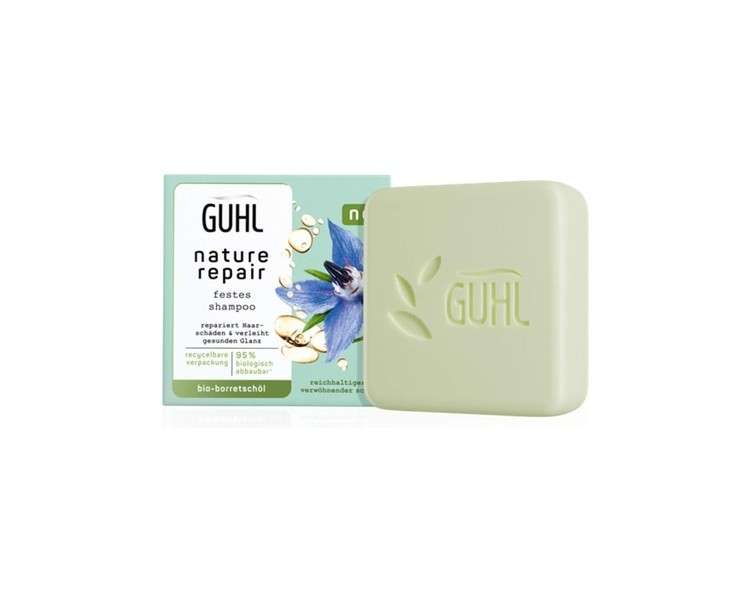 Guhl Solid Shampoo Nature For All Hair Types Hair Damage and Gives Healthy Shine 75g