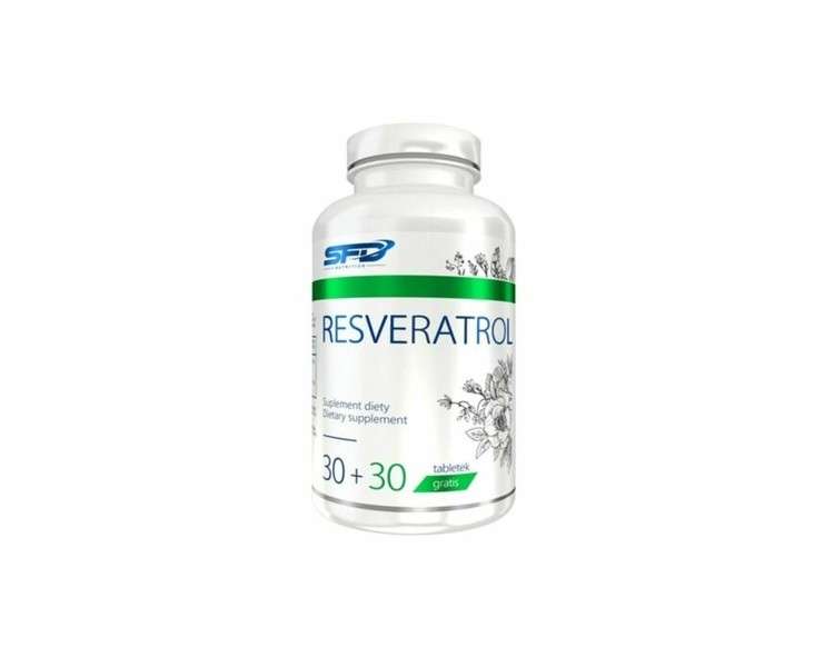 SFD ADAPTO RESVERATROL Extract 250mg 60 Tablets