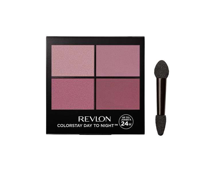 Revlon ColorStay Day to Night Eyeshadow Quad 16HR Wear Matte and Shimmer Finish 4.8g Exquisite 575 Smoky