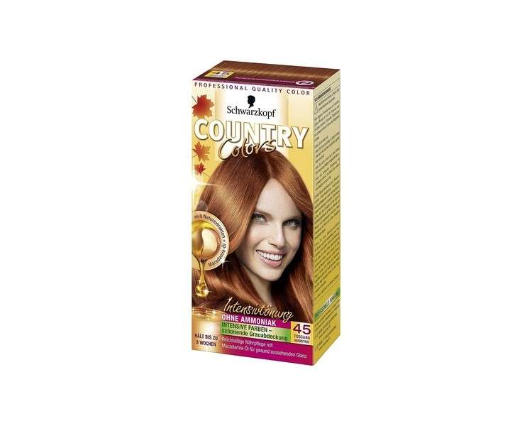 Schwarzkopf Country Colours Intensive Tint 45 Toscana Autumn Red Level 2 123ml