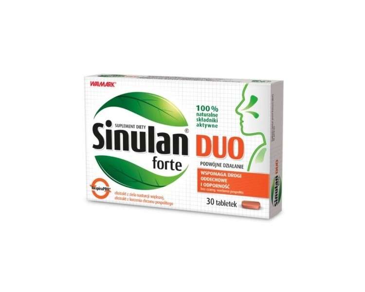 Sinulan Duo Forte 60 Tablets Supporting Respiratory and Immune System