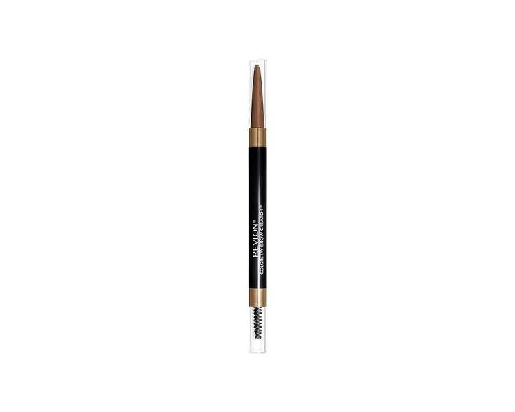 Revlon Colorstay Eyebrow Pencil Creator with Powder and Spoolie Brush to Fill Define Sculpt Shape and Diffuse Perfect Brows 605 Soft Brown