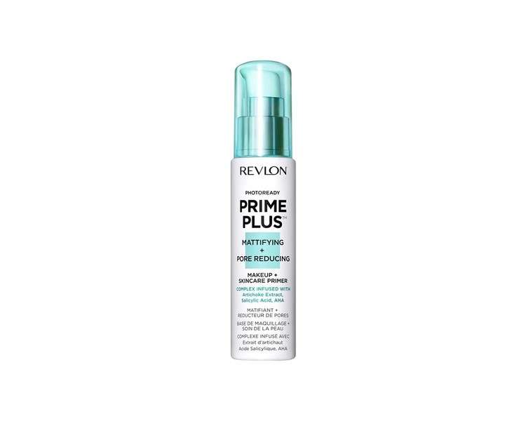 Revlon Prime Plus Makeup & Skincare Primer Mattifying and Pore Reducing with Salicylic Acid and AHA 30ml