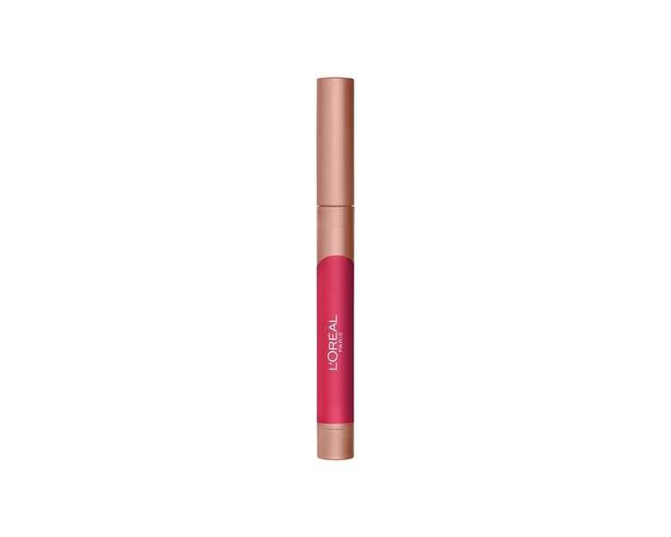 L'Oreal Infallible Matte Lip Crayon Lasting Wear Smudge Resistant Toffee Cheri 504 0.04oz