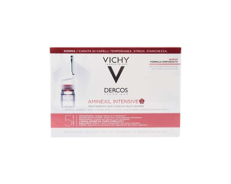 Vichy Dercos Aminexil Clinical Intensive Anti-Dandruff Treatment for Women 42 Single-Dose