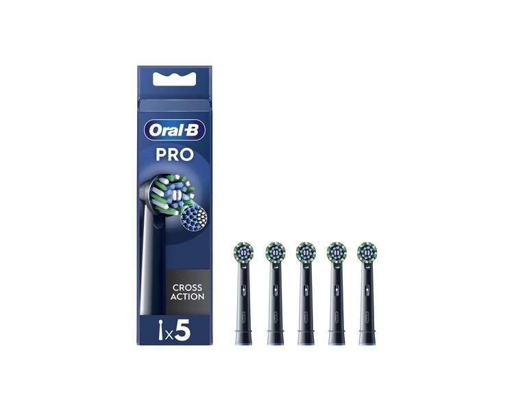 Oral-B Pro Cross Action Black 5 Pieces