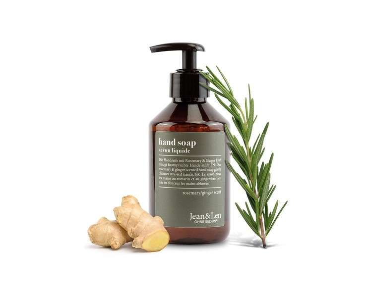 Jean & Len Spicy Fresh Rosemary & Ginger Hand Soap 250ml