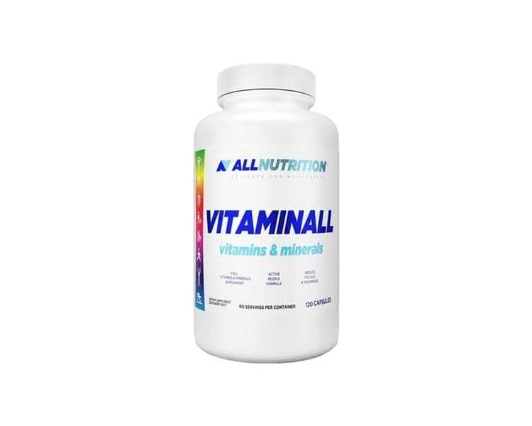 ALLNUTRITION Vitaminall Vitamins & Minerals - Multivitamin Minerals Magnesium Vitamin CEDB 6 B12 Iron Zinc - Dietary Supplement