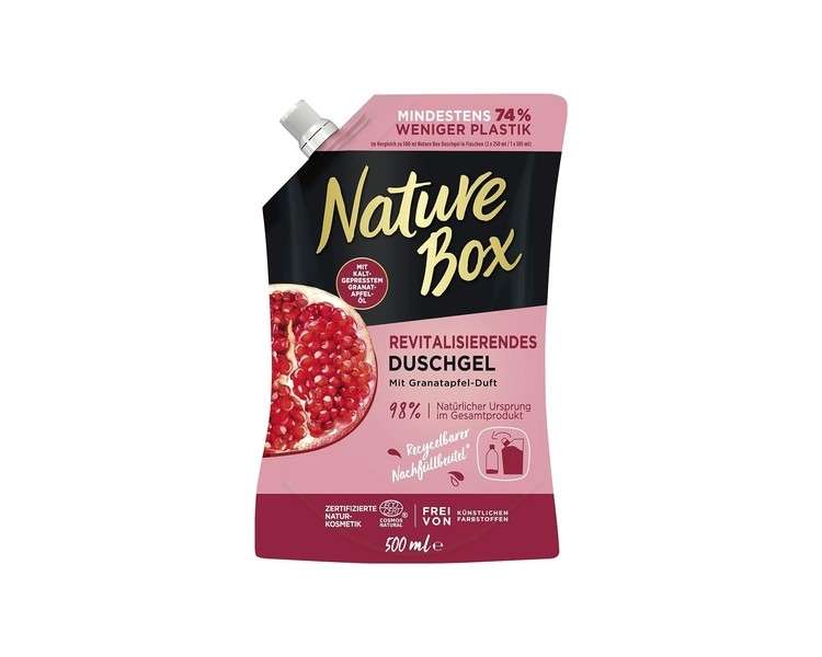 Nature Box Revitalizing Shower Gel with Pomegranate Oil 500ml