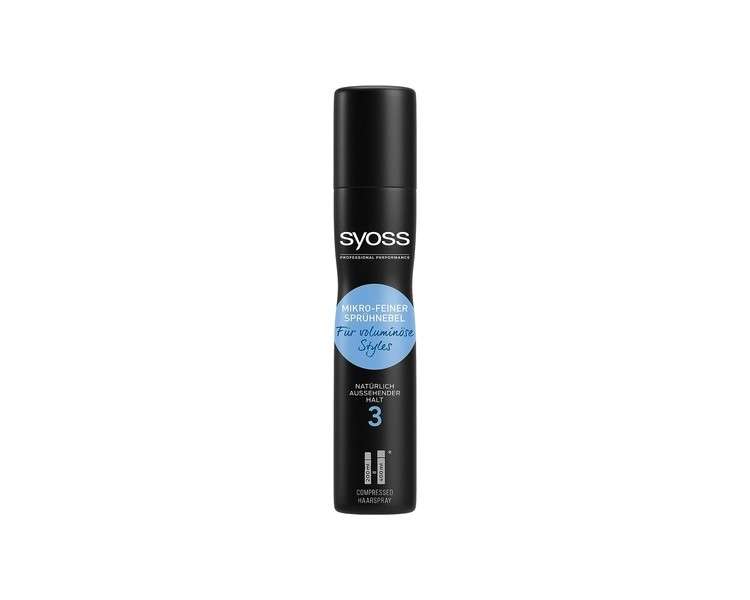 Syoss Compressed Hairspray Blue 200ml