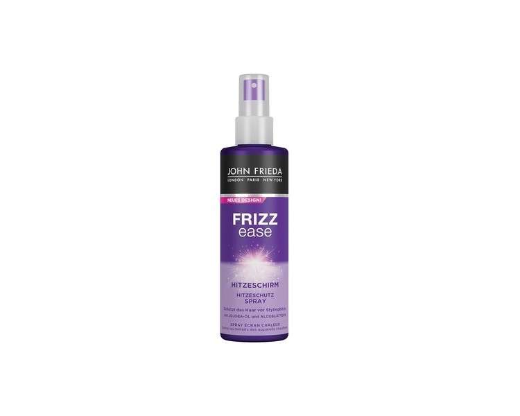 John Frieda Heat Shield Heat Protection Spray 200ml - From the Frizz Ease Series - Protects Hair from Styling Heat