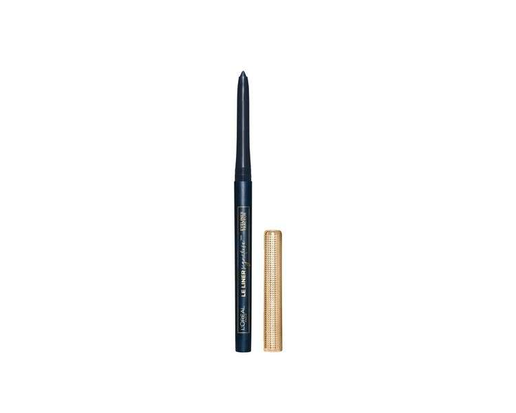 L'Oreal Paris Makeup Le Liner Signature Mechanical Eyeliner Easy-Glide Smudge Resistant Bold Color Long Lasting Waterproof Eyeliner Blue Jersey 0.011 oz 1 count