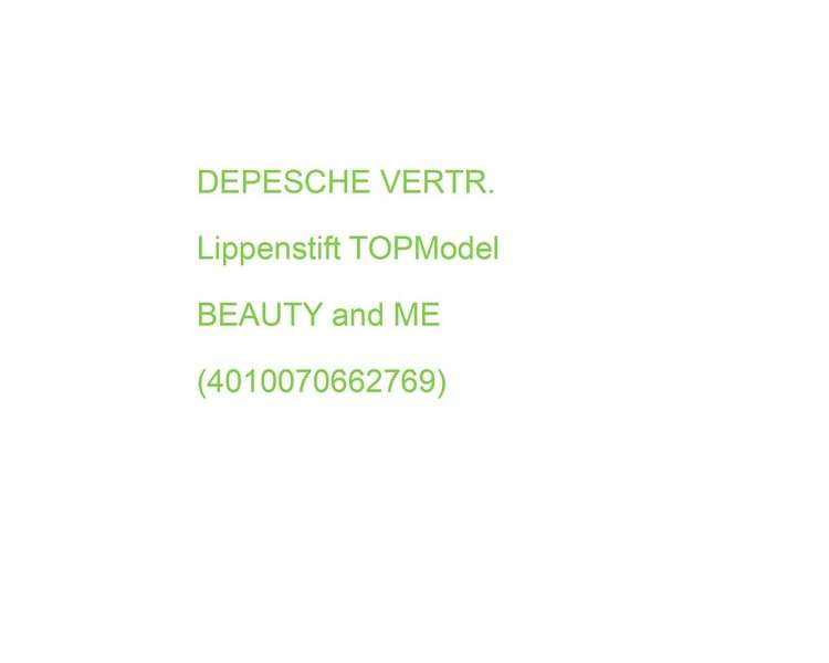 DEPESCHE VERTR. TOPModel BEAUTY and ME Lipstick