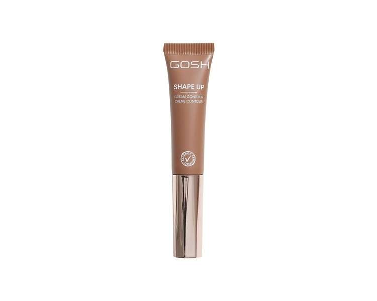 GOSH Cream Contour SHAPE UP Contouring Stick for Defined Facial Features and Smooth Blending 002 Medium - Deep