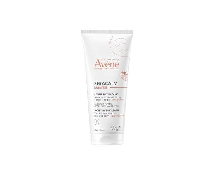 Eau Thermale Avene Trixera Nutrition Nutri-Fluid Balm with Ceramides for Very Dry Face and Body 13.5 Fl Oz