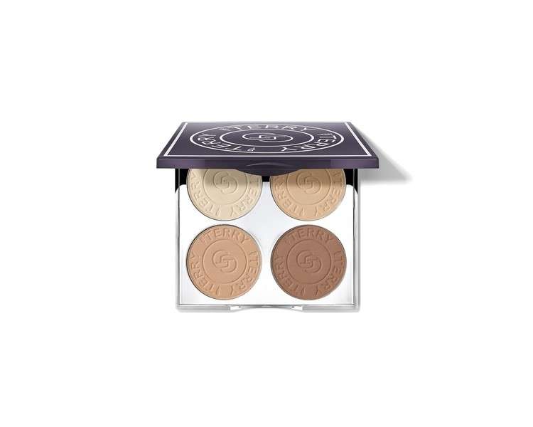 By Terry Hyaluronic Hydra-Powder Palette 4-Shade Vegan Contour Palette for Flawless and Matte Complexion Medium to Warm