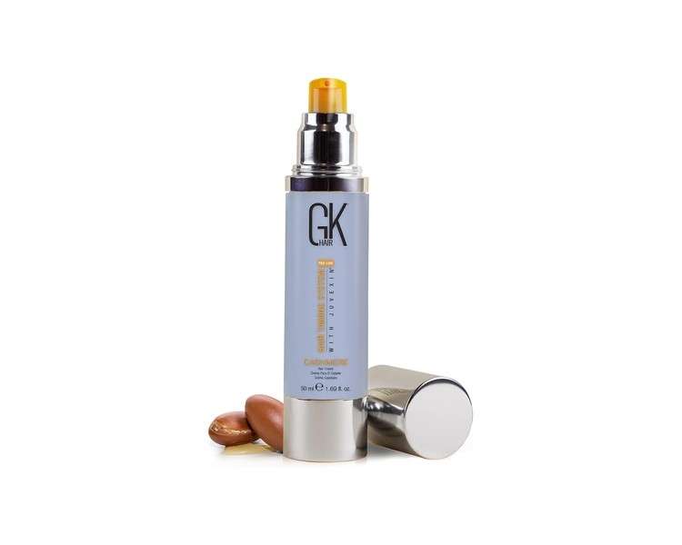 GK HAIR Global Keratin Leave in Cashmere Hair Smoothing and Styling Cream 1.69 Fl Oz/50ml
