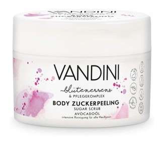 VANDINI Body Sugar Scrub for All Skin Types with Avocado Oil 220g