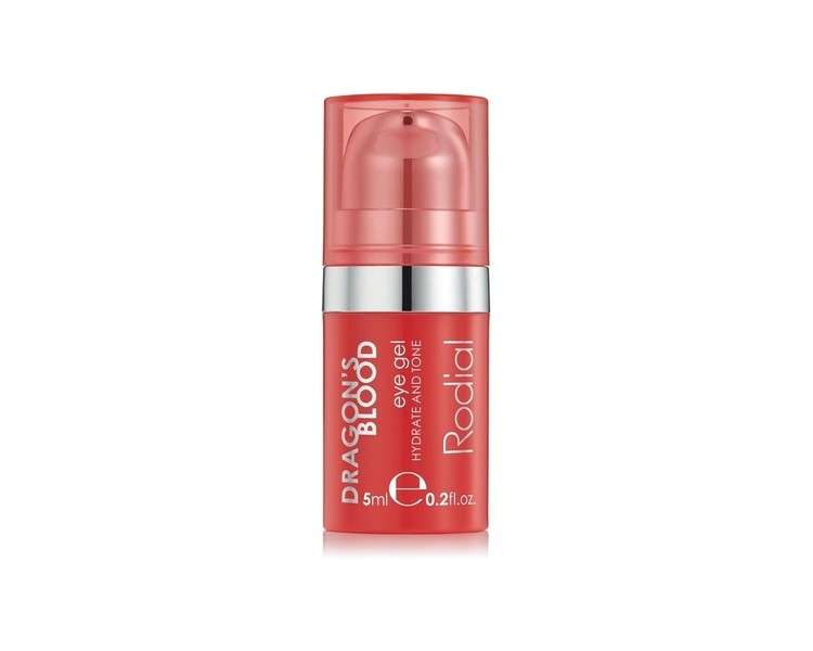 Rodial Dragon's Blood Eye Gel Deluxe 5ml Eye Cream with Hyaluronic Acid for Dehydrated Skin