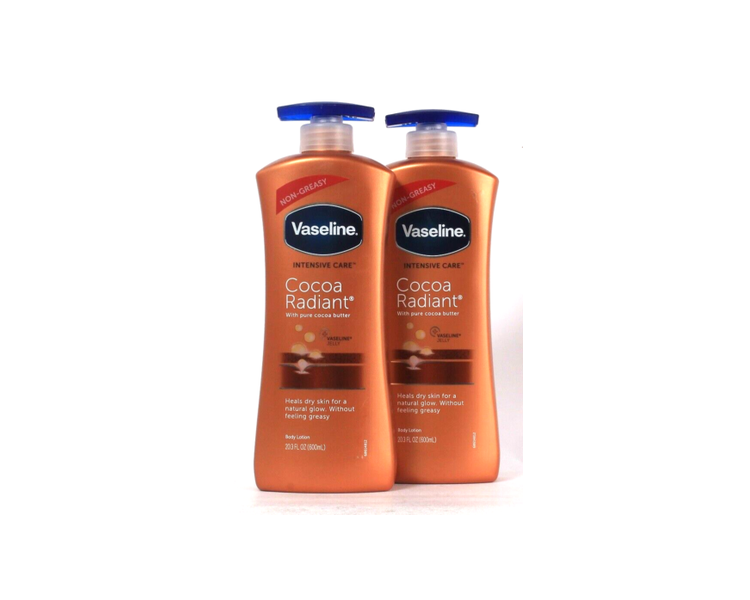 Vaseline Intensive Care Cocoa Butter Radiant Body Lotion 20.3 Ounces