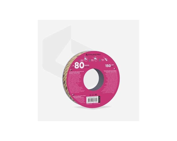 White Disposable Abrasive Tape STALEKS PRO 150 Grit