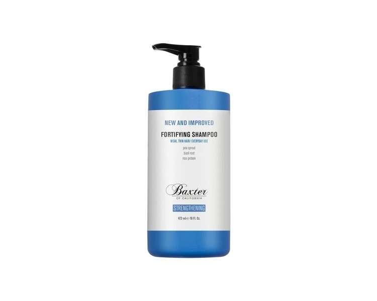 Baxter of California Daily Fortifying Shampoo Strengthens and Repairs Scalp and Thinning Hair Loss Men Shower Supplies Paraben Free 473ml