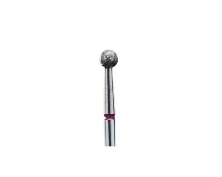 Staleks Diamond Nail Drill Manicure Pedicure Ball 3.5mm Red